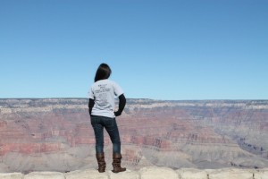 Looking at the Grand Canyon